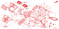 INSTRUMENTEN AFWERKING (COTE DE PASSAGER) (LH) voor Honda CIVIC DIESEL 1.6 EXECUTIVE 5 deuren 6-versnellings handgeschakelde versnellingsbak 2014