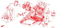 V. ZITTING COMPONENTEN (G.) (HAUTEUR MANUELLE) voor Honda CIVIC DIESEL 1.6 EXECUTIVE 5 deuren 6-versnellings handgeschakelde versnellingsbak 2014