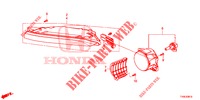     PHARE ANTIBROUILLARD/FEU D'ECLAIRAGE DE CONDUITE DE JOUR voor Honda CIVIC DIESEL 1.6 LIFSTYLE 5 deuren 6-versnellings handgeschakelde versnellingsbak 2014
