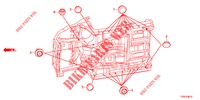 DOORVOERTULLE (INFERIEUR) voor Honda CIVIC DIESEL 1.6 LIFSTYLE 5 deuren 6-versnellings handgeschakelde versnellingsbak 2014