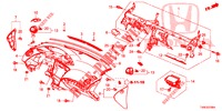 INSTRUMENTEN PANEEL BOVEN (LH) voor Honda CIVIC DIESEL 1.6 LIFSTYLE 5 deuren 6-versnellings handgeschakelde versnellingsbak 2014