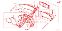 SNELHEIDSMETER  voor Honda CIVIC DIESEL 1.6 LIFSTYLE 5 deuren 6-versnellings handgeschakelde versnellingsbak 2014