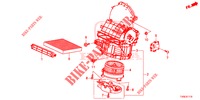 VERWARMING AANJAGER (LH) voor Honda CIVIC DIESEL 1.6 LIFSTYLE 5 deuren 6-versnellings handgeschakelde versnellingsbak 2014