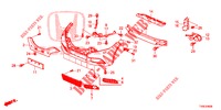 VOOR BUMPER  voor Honda CIVIC DIESEL 1.6 LIFSTYLE 5 deuren 6-versnellings handgeschakelde versnellingsbak 2014