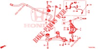 VOOR KNOKKEL  voor Honda CIVIC DIESEL 1.6 LIFSTYLE 5 deuren 6-versnellings handgeschakelde versnellingsbak 2014