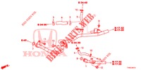 WATERSLANG/VERWARMING KANAAL (DIESEL) voor Honda CIVIC DIESEL 1.6 LIFSTYLE 5 deuren 6-versnellings handgeschakelde versnellingsbak 2014