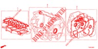PAKKINGPAKKET/ VERSNELLINGSBAKSAMENSTEL (1.8L) voor Honda CIVIC 1.8 COMFORT 5 deuren 5-traps automatische versnellingsbak 2014