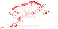 UITLAATPIJP/GELUIDDEMPER (1.8L) voor Honda CIVIC COMFORT 5 deuren 5-traps automatische versnellingsbak 2014