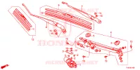 VOOR RUITESPROEIER (LH) voor Honda CIVIC COMFORT 5 deuren 5-traps automatische versnellingsbak 2014