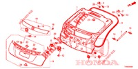 ACHTERKLEP PANEEL(2DE)  voor Honda CIVIC 1.8 EXECUTIVE 5 deuren 5-traps automatische versnellingsbak 2014