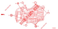 DOORVOERTULLE (INFERIEUR) voor Honda CIVIC 1.8 EXECUTIVE 5 deuren 5-traps automatische versnellingsbak 2014