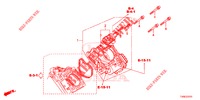 GAS HUIS (1.8L) voor Honda CIVIC 1.8 EXECUTIVE 5 deuren 5-traps automatische versnellingsbak 2014