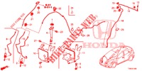VOOR RUITEWISSER (2DE)  voor Honda CIVIC 1.8 EXECUTIVE 5 deuren 5-traps automatische versnellingsbak 2014