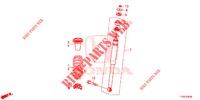 ACHTER SCHOK ABSORBEERDER  voor Honda CIVIC 1.8 S 5 deuren 6-versnellings handgeschakelde versnellingsbak 2014