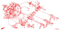 OVERSCHAKELVORK/STELSCHROEF (DIESEL) voor Honda CIVIC DIESEL 1.6 COMFORT 5 deuren 6-versnellings handgeschakelde versnellingsbak 2015