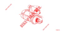 STARTMOTOR (DENSO) (DIESEL) voor Honda CIVIC DIESEL 1.6 COMFORT 5 deuren 6-versnellings handgeschakelde versnellingsbak 2015