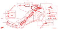 BEDRADINGSBUNDEL (5) voor Honda CIVIC DIESEL 1.6 COMFORT EURO 6 5 deuren 6-versnellings handgeschakelde versnellingsbak 2015