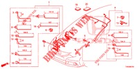 BEDRADINGSBUNDEL (4) (LH) voor Honda CIVIC DIESEL 1.6 S 5 deuren 6-versnellings handgeschakelde versnellingsbak 2015