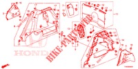 KOFFERBAK ZIJ BEKLEDING  voor Honda CIVIC DIESEL 1.6 S 5 deuren 6-versnellings handgeschakelde versnellingsbak 2015