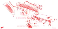 VOOR RUITESPROEIER (LH) voor Honda CIVIC EXCLUSIVE NAVI 5 deuren 5-traps automatische versnellingsbak 2015