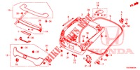 ACHTERKLEP PANEEL(2DE)  voor Honda CIVIC 1.5 PRESTIGE 5 deuren 6-versnellings handgeschakelde versnellingsbak 2018