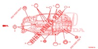 DOORVOERTULLE (INFERIEUR) voor Honda CIVIC 1.5 PRESTIGE 5 deuren 6-versnellings handgeschakelde versnellingsbak 2018