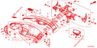 INSTRUMENTEN PANEEL BOVEN (LH) voor Honda CIVIC 1.5 PRESTIGE 5 deuren 6-versnellings handgeschakelde versnellingsbak 2018