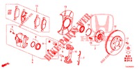 VOOR REM (2) voor Honda CIVIC 1.5 PRESTIGE 5 deuren 6-versnellings handgeschakelde versnellingsbak 2018