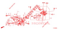 WISSELHENDEL(MT)  voor Honda CIVIC 1.5 PRESTIGE 5 deuren 6-versnellings handgeschakelde versnellingsbak 2018