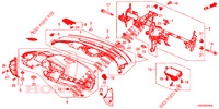 INSTRUMENTEN PANEEL BOVEN (LH) voor Honda CIVIC 1.5 PRESTIGE 5 deuren CVT versnellingsbak 2018