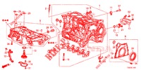 CILINDERBLOK/OLIEPAN (1.5L) voor Honda CIVIC 1.5 SPORT NAVI 5 deuren 6-versnellings handgeschakelde versnellingsbak 2018