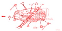 DOORVOERTULLE (INFERIEUR) voor Honda CIVIC 1.5 SPORT NAVI 5 deuren 6-versnellings handgeschakelde versnellingsbak 2018