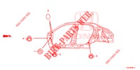 DOORVOERTULLE (LATERAL) voor Honda CIVIC 1.5 SPORT NAVI 5 deuren 6-versnellings handgeschakelde versnellingsbak 2018