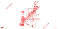 ACHTER SCHOK ABSORBEERDER  voor Honda CIVIC DIESEL 2.2 EXCLUSIVE 5 deuren 6-versnellings handgeschakelde versnellingsbak 2013