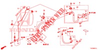 AIRCONDITIONER (FLEXIBLES/TUYAUX) (DIESEL) (2.2L) (LH) voor Honda CIVIC DIESEL 2.2 EXCLUSIVE 5 deuren 6-versnellings handgeschakelde versnellingsbak 2013
