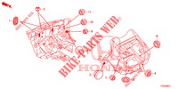 DOORVOERTULLE (ARRIERE) voor Honda CIVIC DIESEL 2.2 EXCLUSIVE 5 deuren 6-versnellings handgeschakelde versnellingsbak 2013