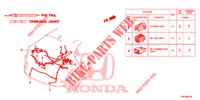 ELEKTRISCHE AANSLUITING (ARRIERE) voor Honda CIVIC DIESEL 2.2 EXCLUSIVE 5 deuren 6-versnellings handgeschakelde versnellingsbak 2013