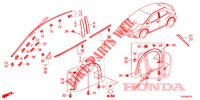 GIETWERK/BESCHERMER  voor Honda CIVIC DIESEL 2.2 EXCLUSIVE 5 deuren 6-versnellings handgeschakelde versnellingsbak 2013