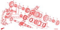 HOOFDAS (DIESEL) (2.2L) voor Honda CIVIC DIESEL 2.2 EXCLUSIVE 5 deuren 6-versnellings handgeschakelde versnellingsbak 2013