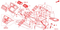 INSTRUMENTEN AFWERKING (COTE DE PASSAGER) (LH) voor Honda CIVIC DIESEL 2.2 EXCLUSIVE 5 deuren 6-versnellings handgeschakelde versnellingsbak 2013