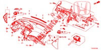INSTRUMENTEN PANEEL BOVEN (LH) voor Honda CIVIC DIESEL 2.2 EXCLUSIVE 5 deuren 6-versnellings handgeschakelde versnellingsbak 2013