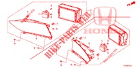 MIDDEN DISPLAY  voor Honda CIVIC DIESEL 2.2 EXCLUSIVE 5 deuren 6-versnellings handgeschakelde versnellingsbak 2013