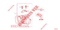 SLEUTEL CILINDER COMPONENTEN (INTELLIGENT) voor Honda CIVIC DIESEL 2.2 EXCLUSIVE 5 deuren 6-versnellings handgeschakelde versnellingsbak 2013
