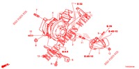 TURBOLADER (DIESEL) (2.2L) voor Honda CIVIC DIESEL 2.2 EXCLUSIVE 5 deuren 6-versnellings handgeschakelde versnellingsbak 2013