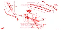 VOOR RUITESPROEIER (LH) voor Honda CIVIC DIESEL 1.6 ENTRY 5 deuren 6-versnellings handgeschakelde versnellingsbak 2018