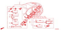 BEDRADINGSBUNDEL (6) (LH) voor Honda CIVIC DIESEL 1.6 ENTRY 5 deuren 9-traps automatische versnellingsbak 2018