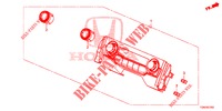 AIR CONDITIONER BEDIENING (1) voor Honda CIVIC DIESEL 1.6 S 5 deuren 9-traps automatische versnellingsbak 2018