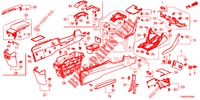CONSOLE (LH) voor Honda CIVIC DIESEL 1.6 S 5 deuren 9-traps automatische versnellingsbak 2018