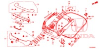 ACHTERKLEP PANEEL(2DE)  voor Honda CIVIC DIESEL 1.6 TOP 5 deuren 9-traps automatische versnellingsbak 2018