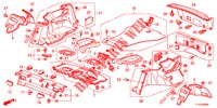 ACHTER HOUDER/ZIJDE VOERING (4DE)  voor Honda ACCORD DIESEL 2.2 ES 4 deuren 6-versnellings handgeschakelde versnellingsbak 2012